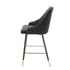 Native Home Lifestyle Chesterfield Black Kitchen Bar Stools (Set Of 2)